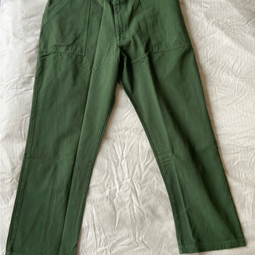 BIG BUD PRESS Work Pants, XL, Long, Swamp Green Pants
